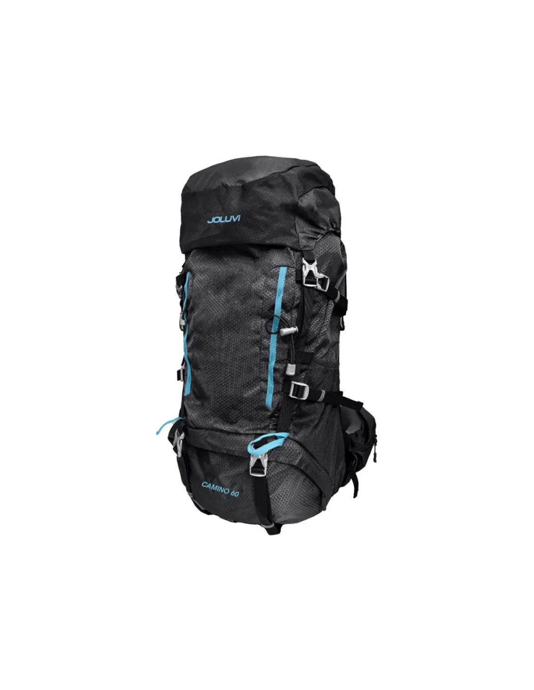 Mochila de Montaña Joluvi Camino 60+10 Negro