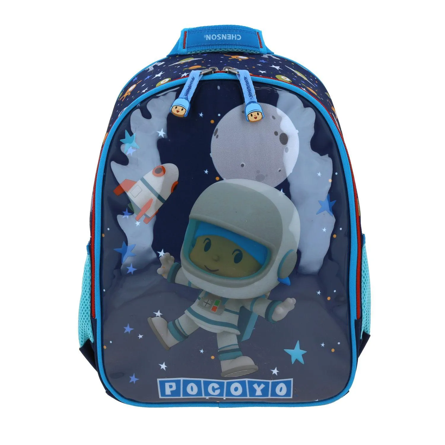 Mochila Mediana Azul Para Nio Pocoyo Chenson Aut