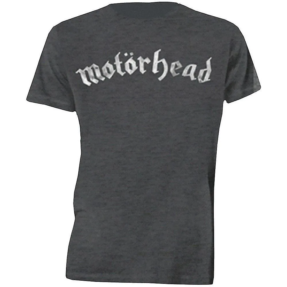 Motorhead Unisex Adult Distressed Logo camiseta