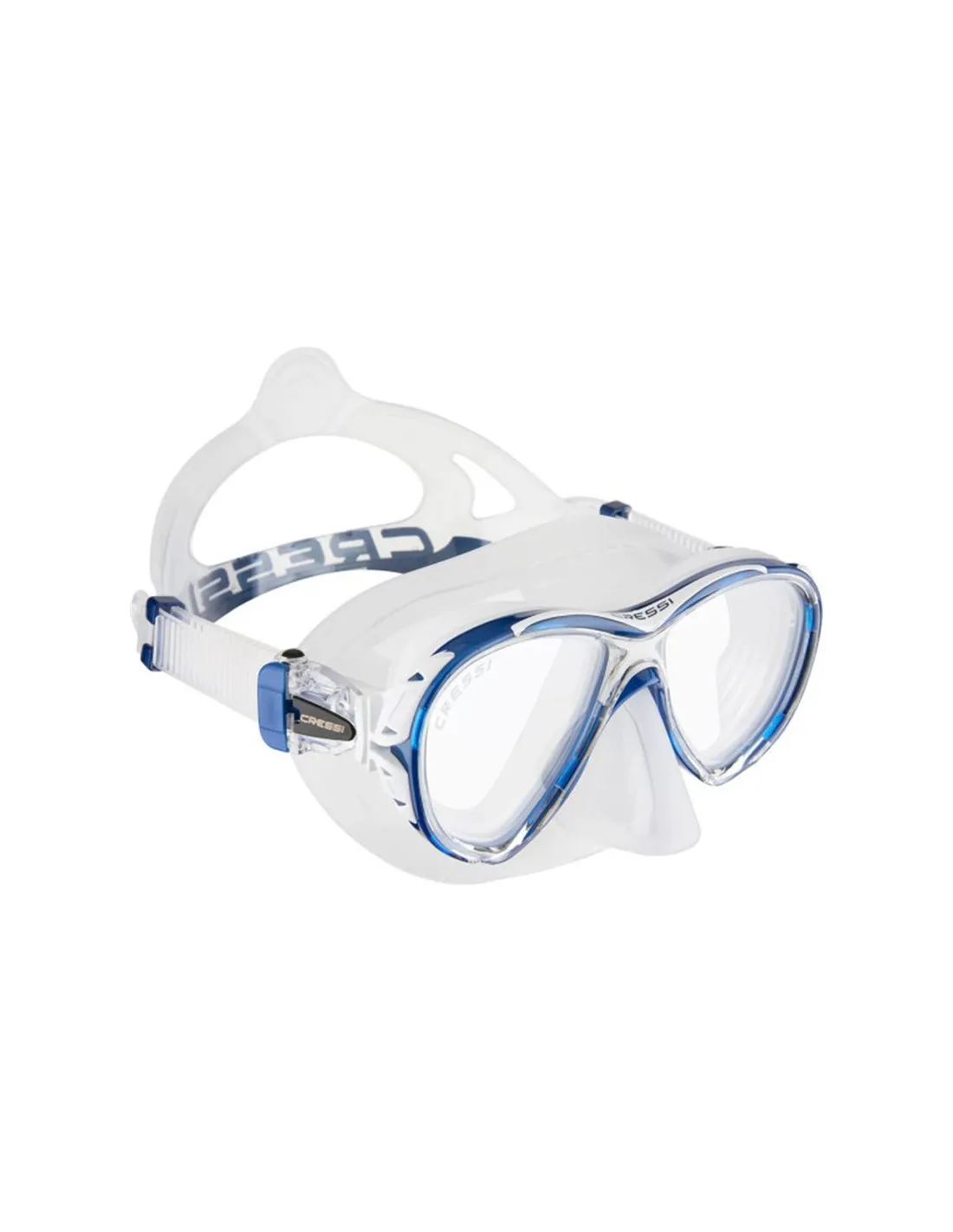 Máscara de buceo Cressi Naxos Transparente/Azul