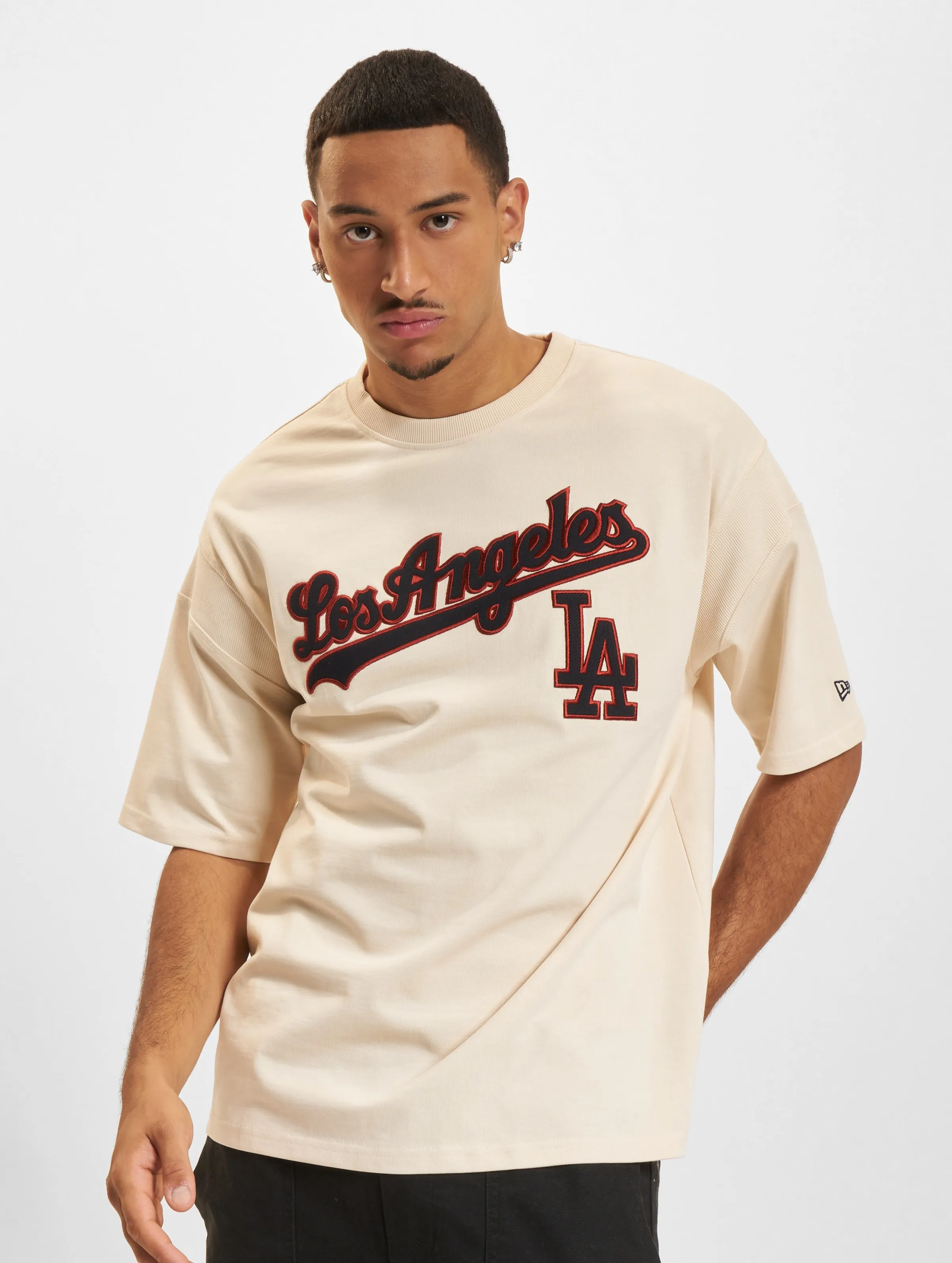 NEW ERA MLB RIB INFILL OVERSIZE TSHIRTS LOS ANGELES DODGERS