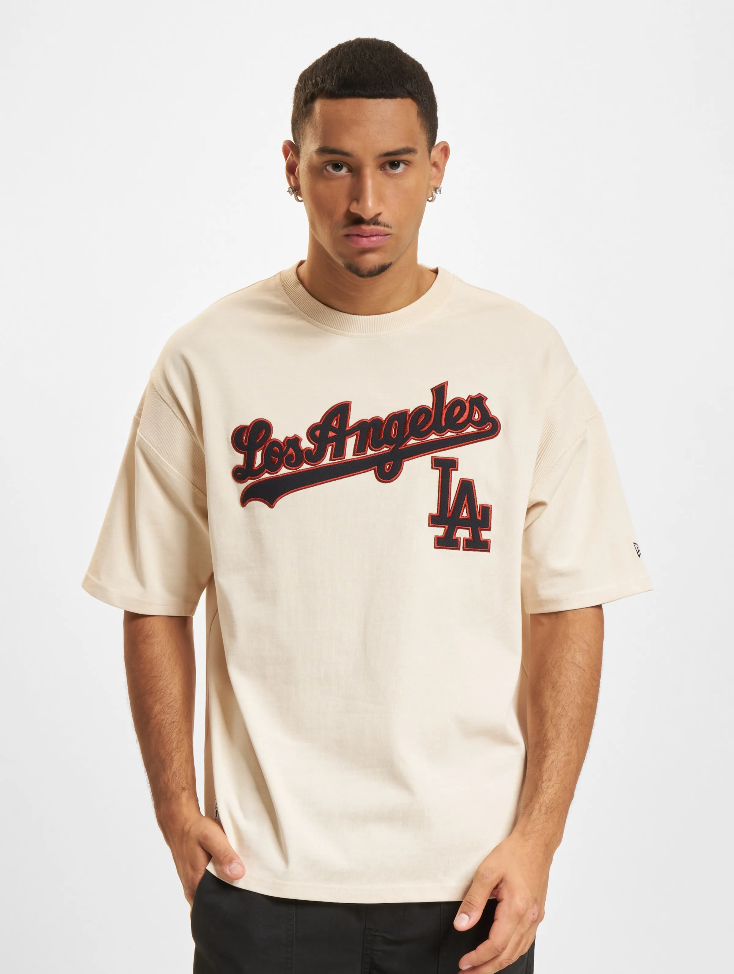 NEW ERA MLB RIB INFILL OVERSIZE TSHIRTS LOS ANGELES DODGERS