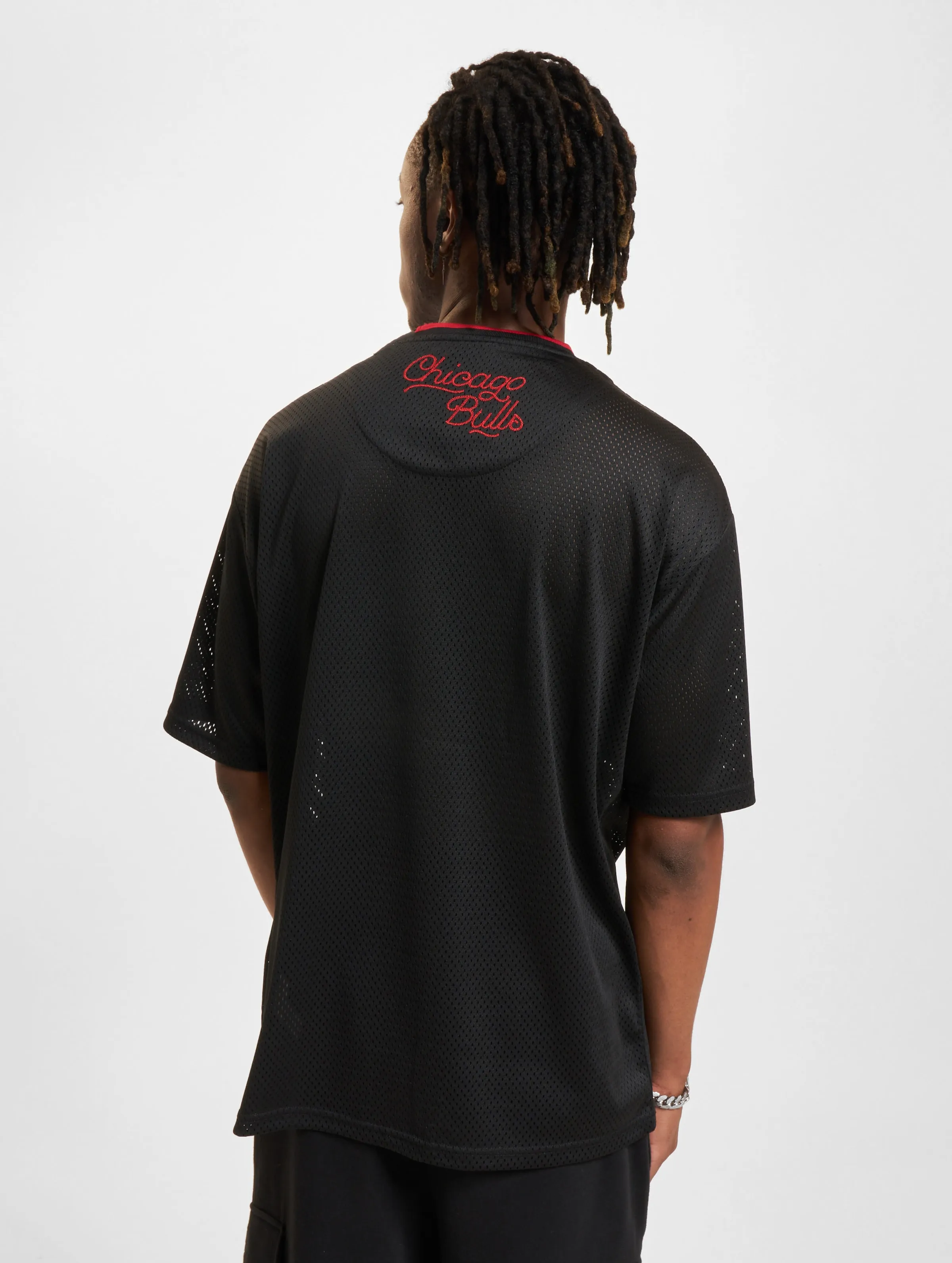 NEW ERA NBA PATCH OVERSIZE MESH TSHIRTS CHICAGO BULLS