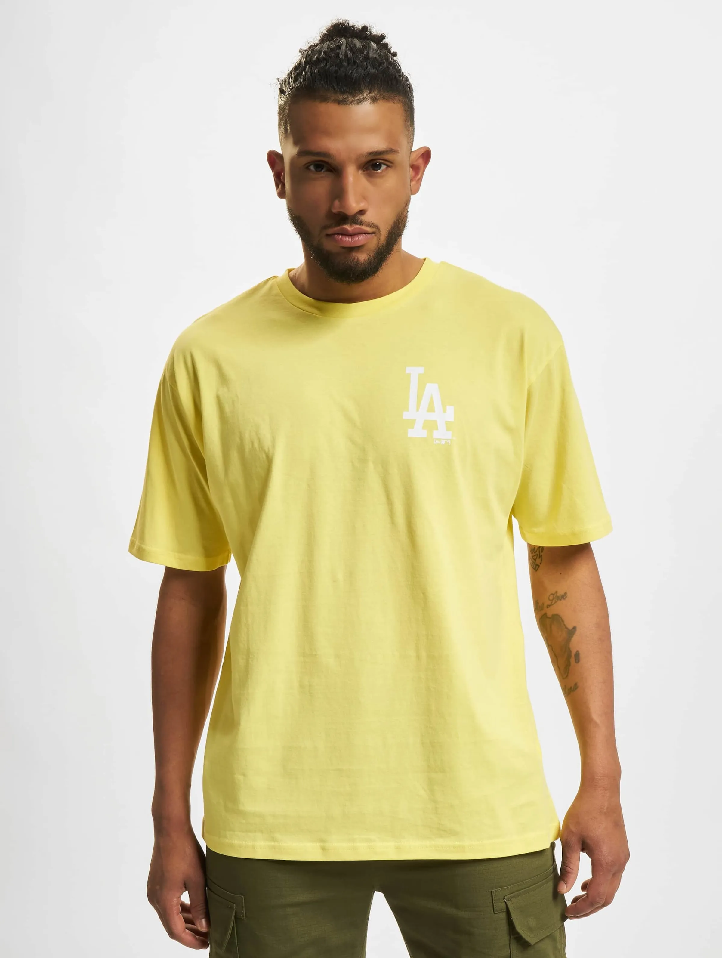 NEW ERA NEW ERA MLB LOS ANGELES DODGERS LEAGUE ESSENTIAL OVERSIZED TSHIRT LEMON