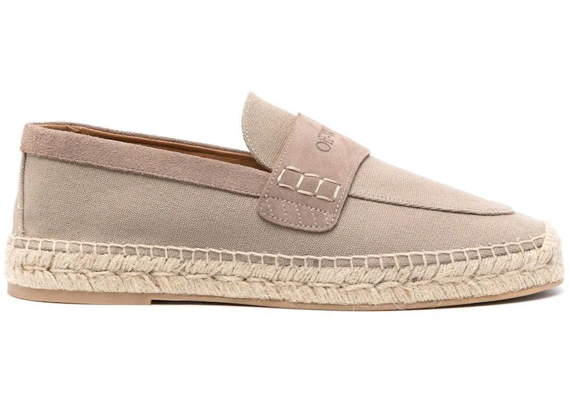 OFFWHITE BIDARETTE ESPADRILLES BEIGE CANVAS