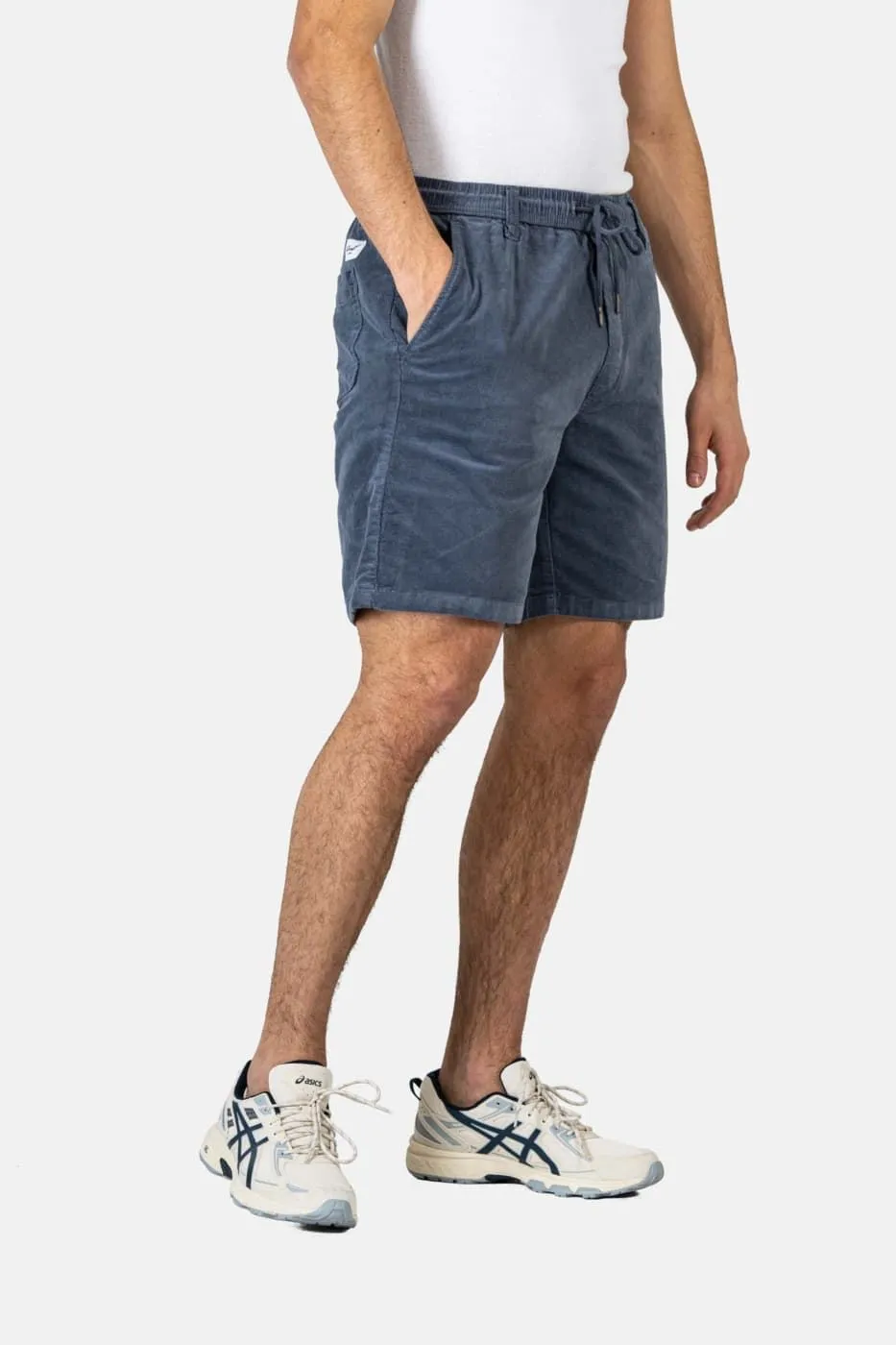 Pantalón corto Reell REFLEX EASY SHORT BABY CORD BLUE