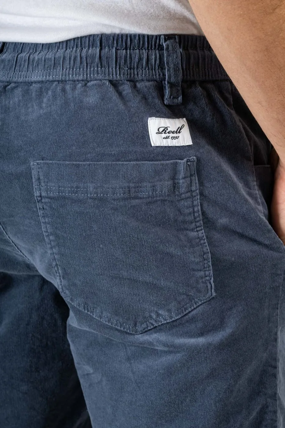 Pantalón corto Reell REFLEX EASY SHORT BABY CORD BLUE