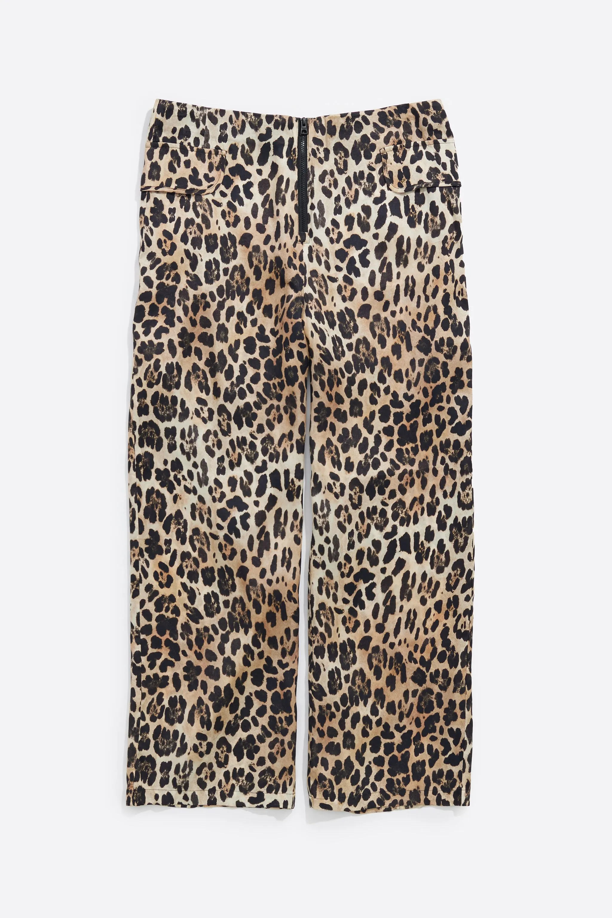 Pantalón fluido Leopard beige
