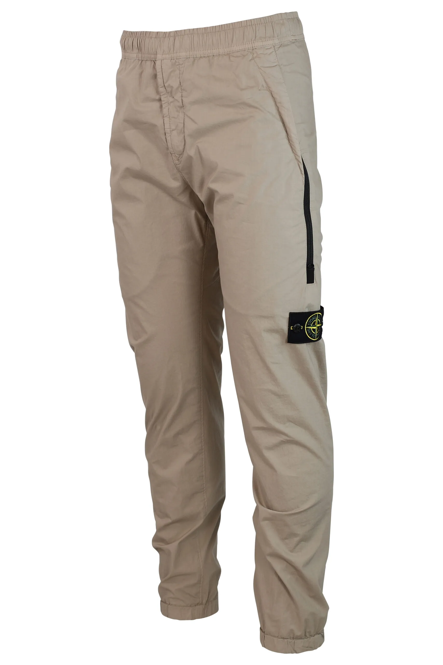 Pantalón beige con parche