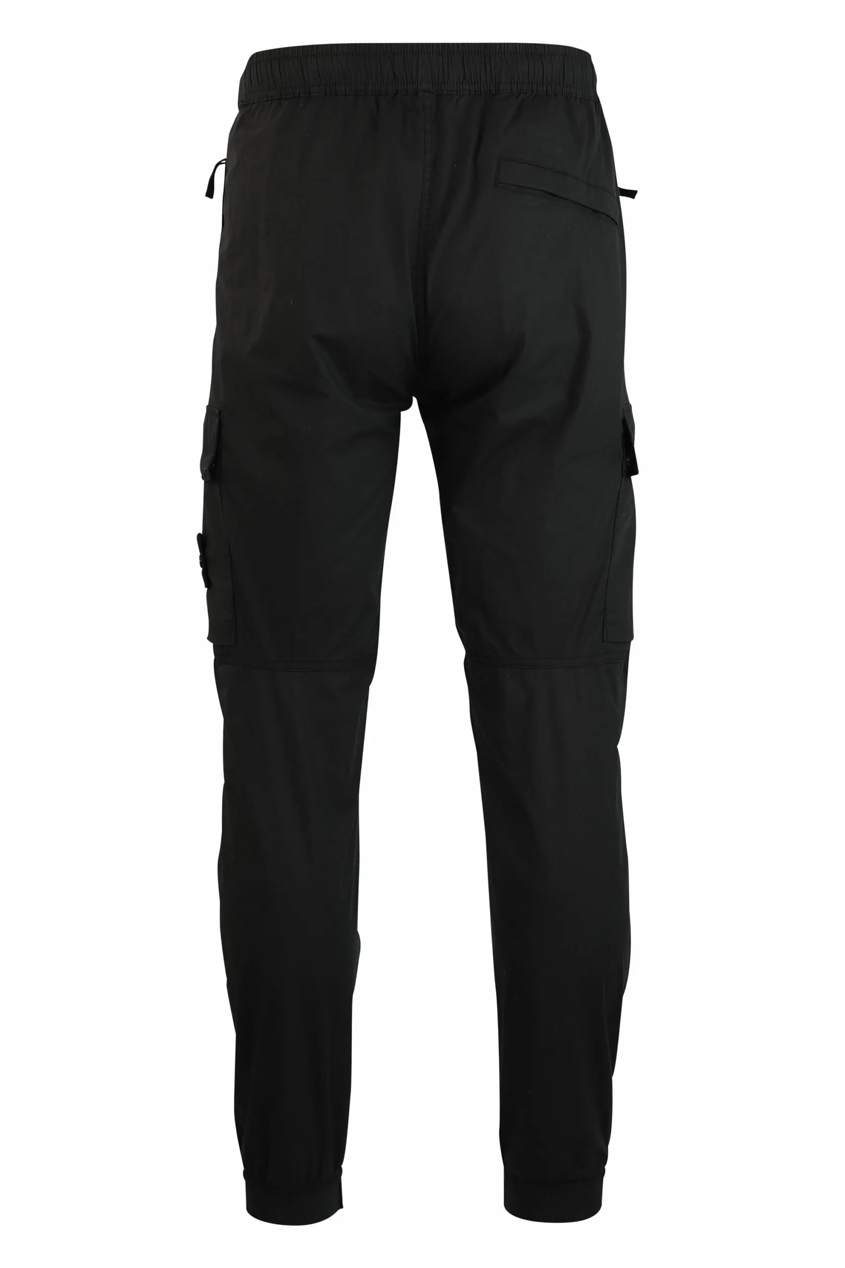 Pantalón cargo negro con parche