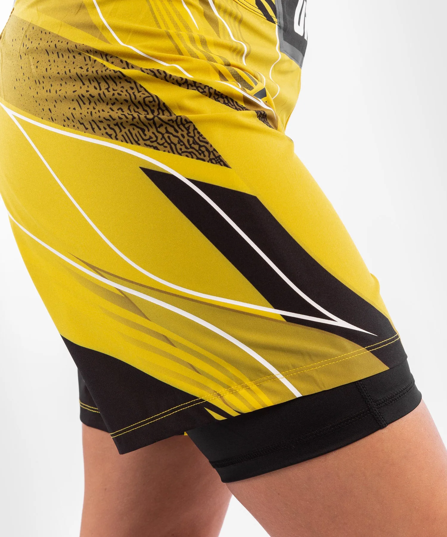 PANTALóN DE MMA PARA MUJER UFC VENUM AUTHENTIC FIGHT NIGHT – MODELO LARGO  AMARILLO