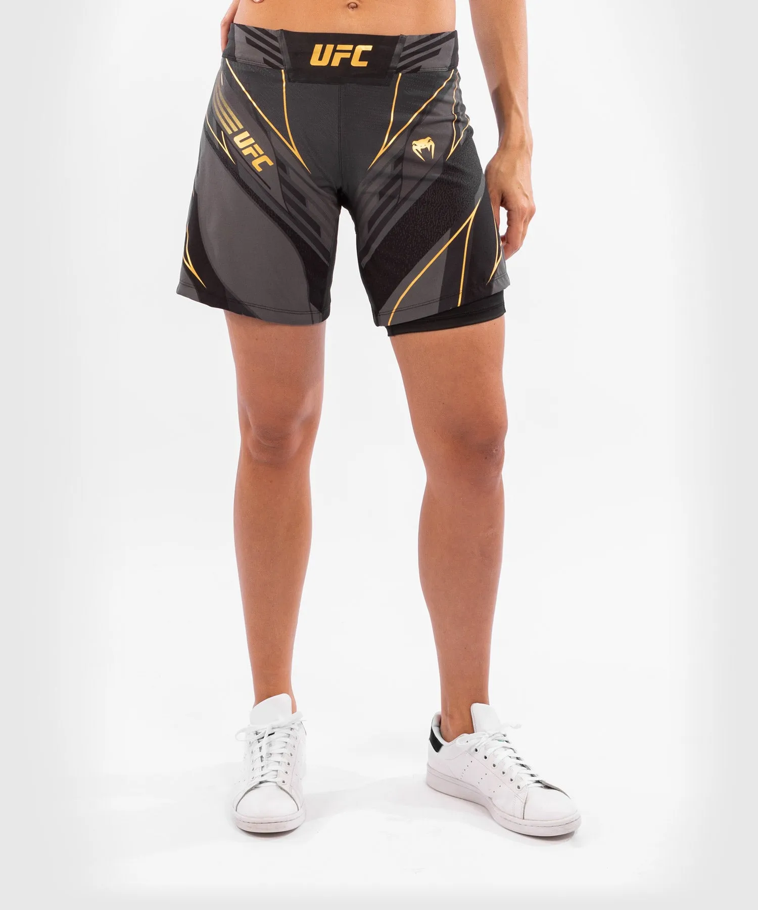PANTALóN DE MMA PARA MUJER UFC VENUM AUTHENTIC FIGHT NIGHT – MODELO LARGO  CAMPEóN