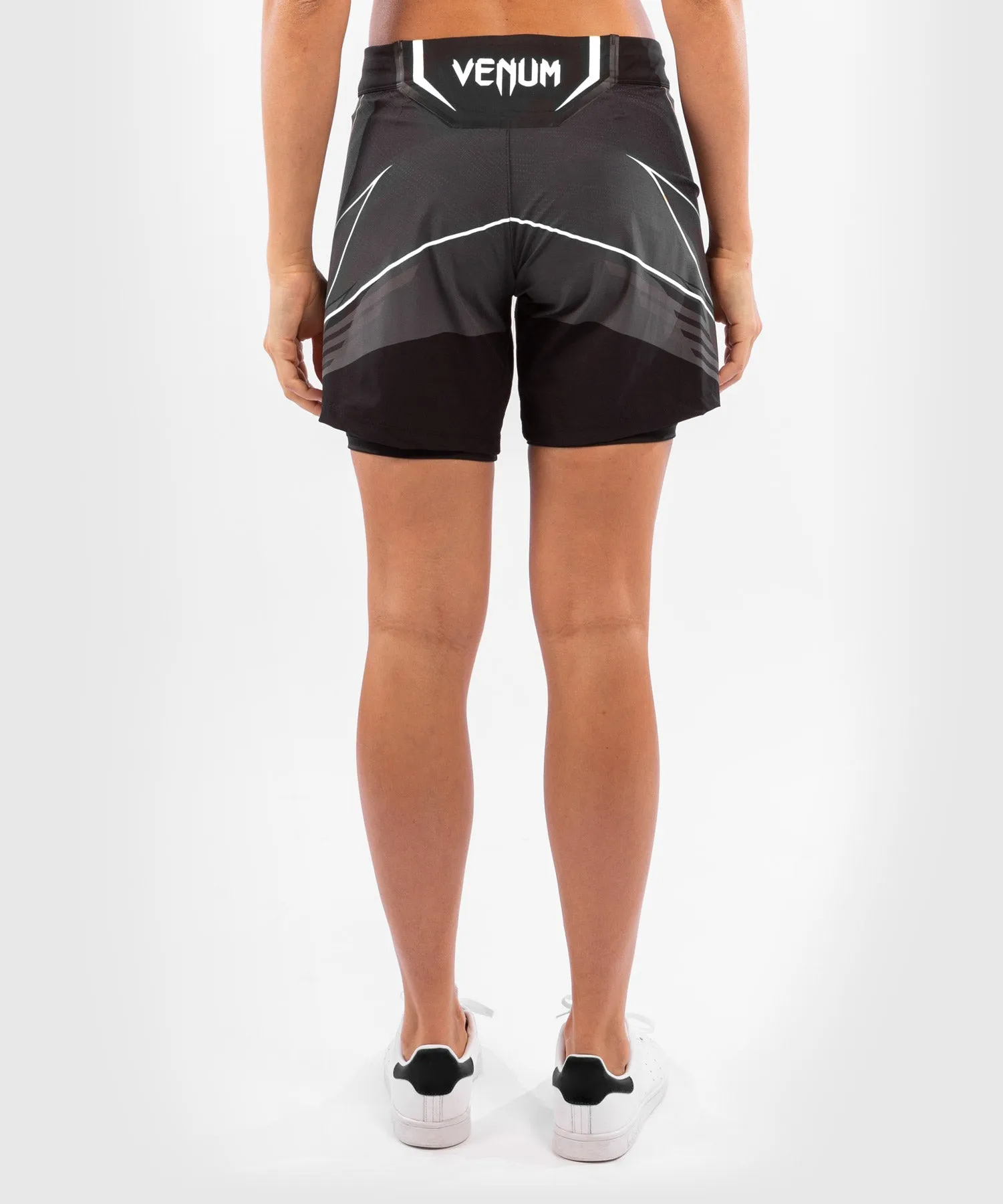 PANTALóN DE MMA PARA MUJER UFC VENUM AUTHENTIC FIGHT NIGHT – MODELO LARGO  NEGRO