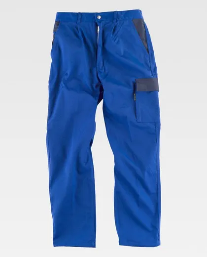 Pantalón linea 1, con elástico en cintura y bolsillos Azafata / Marino