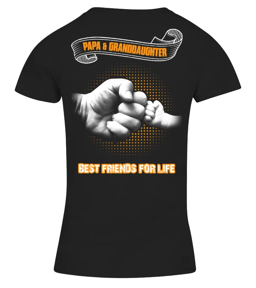PAPA AND GRANDDAUGHTER Camiseta cuello pico Mujer