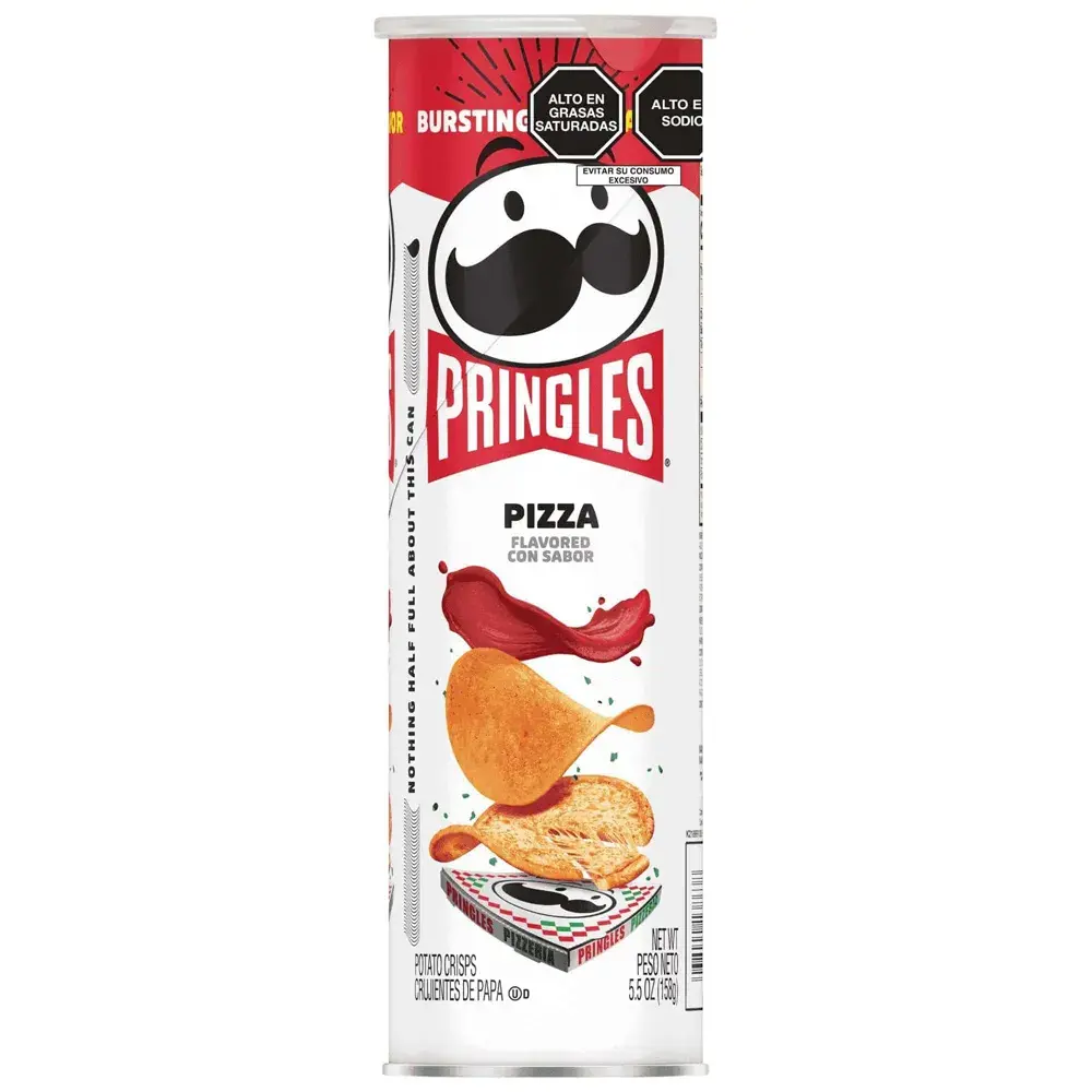 Papas crujientes sabor pizza grande 158 gr