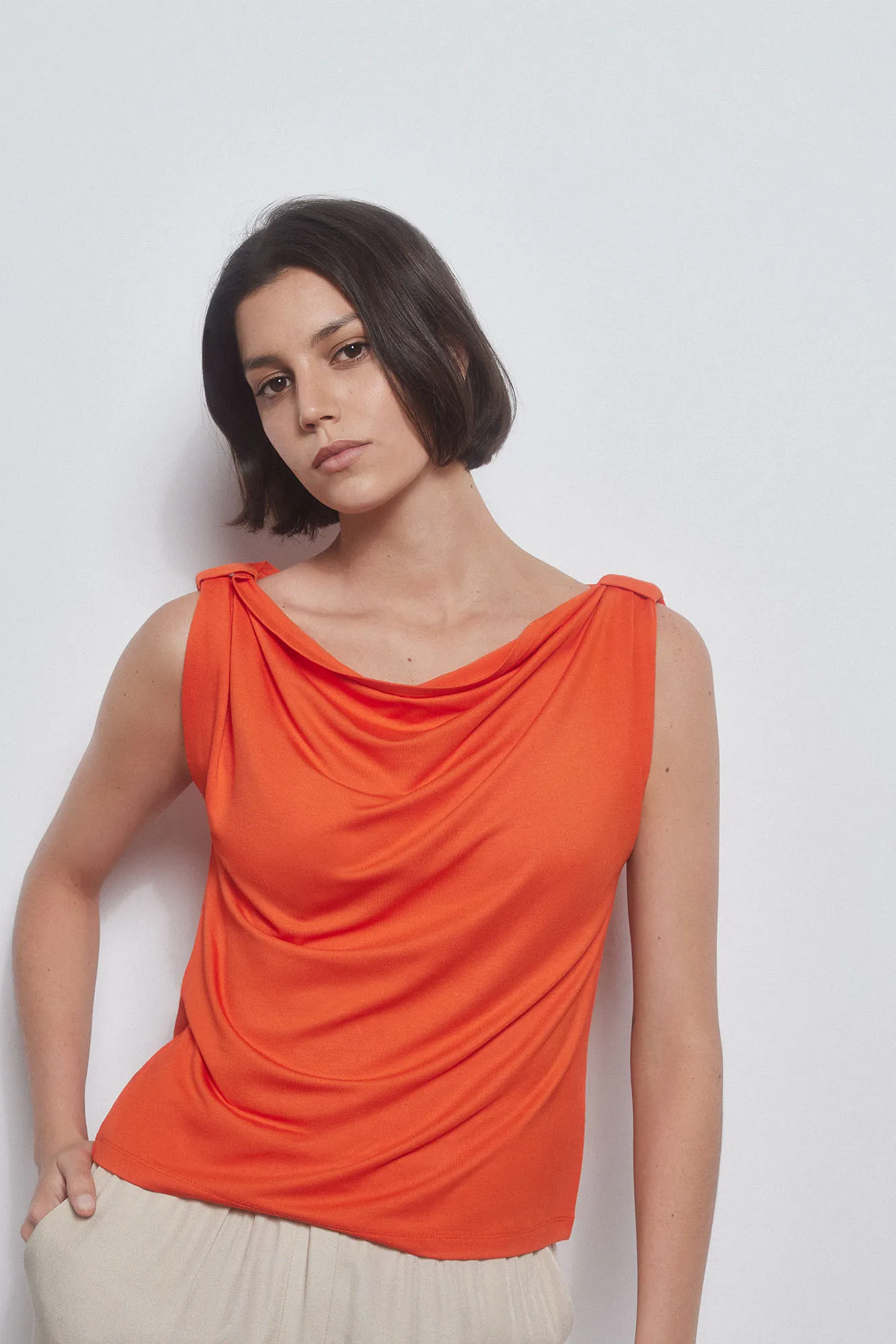 Pedro del Hierro Camiseta lisa nudos