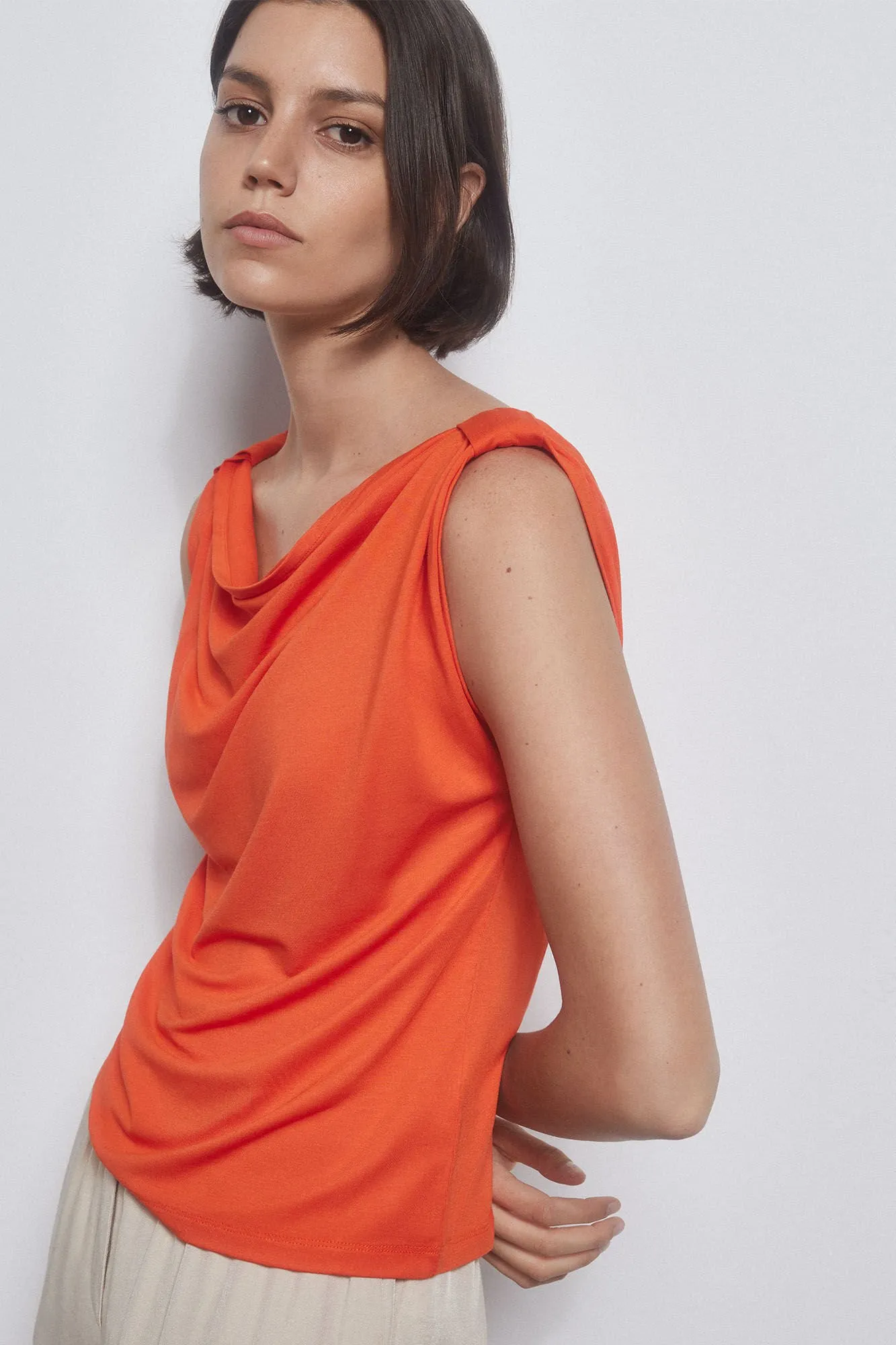 Pedro del Hierro Camiseta lisa nudos