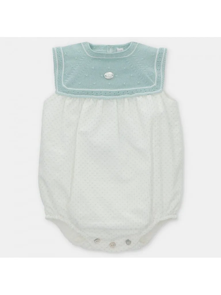Pelele Martín Aranda unisex en hilo y tela algodón