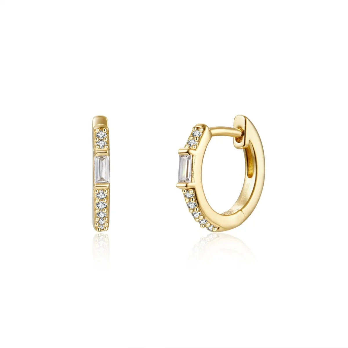 Pendientes Aro Circonitas
