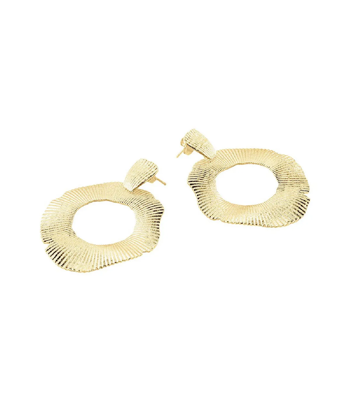PENDIENTES COLGANTES AGATHA PARIS VENUS BAñO ORO  2380583157TU