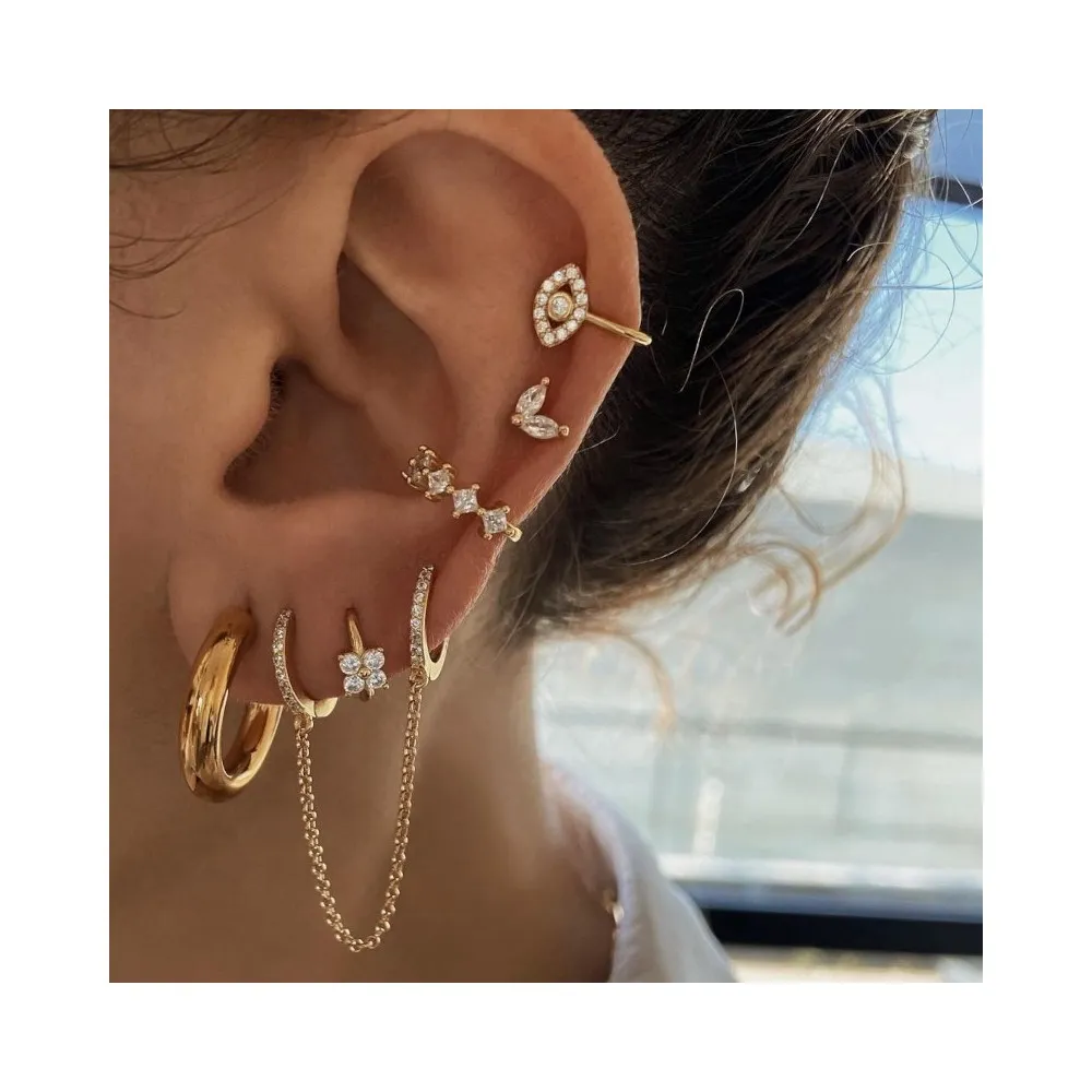 Pendientes Kinsasa 20mm Oro (Par)