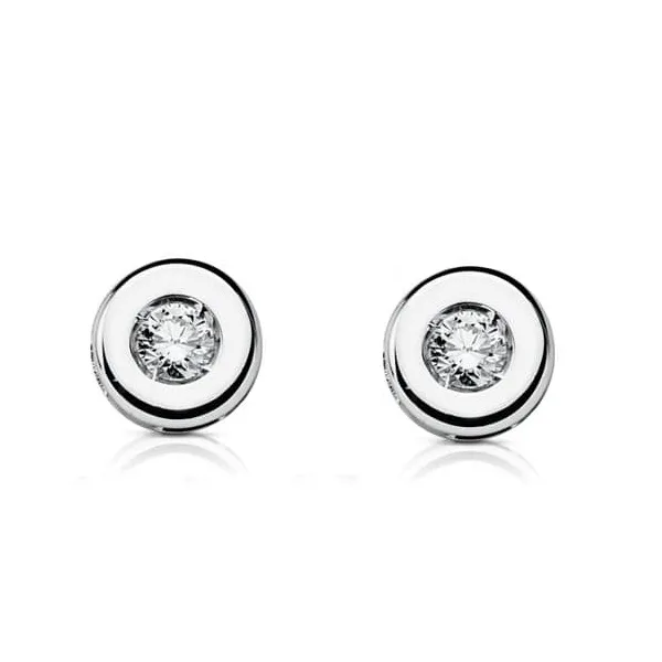 Pendientes Oro y Diamantes 0,220 Qts.