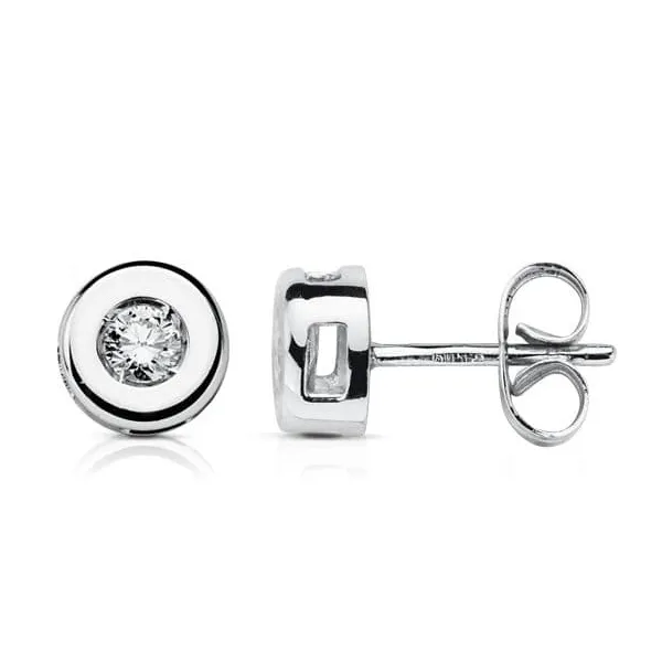 Pendientes Oro y Diamantes 0,220 Qts.