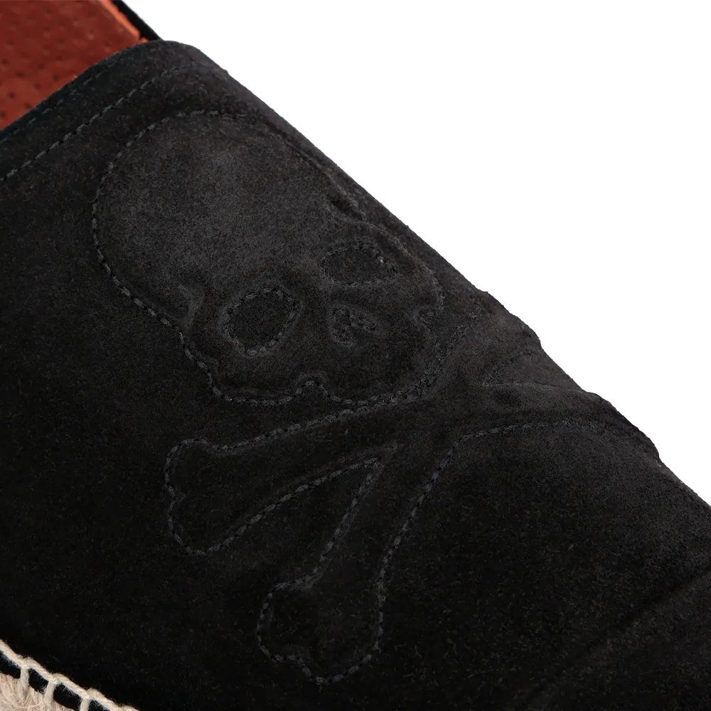 PHILIPP PLEIN ESPADRILLAS SKULL BLACK WOMEN WSB019402