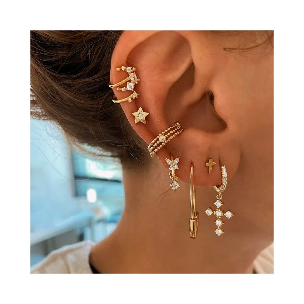 Piercing Cruz Oro