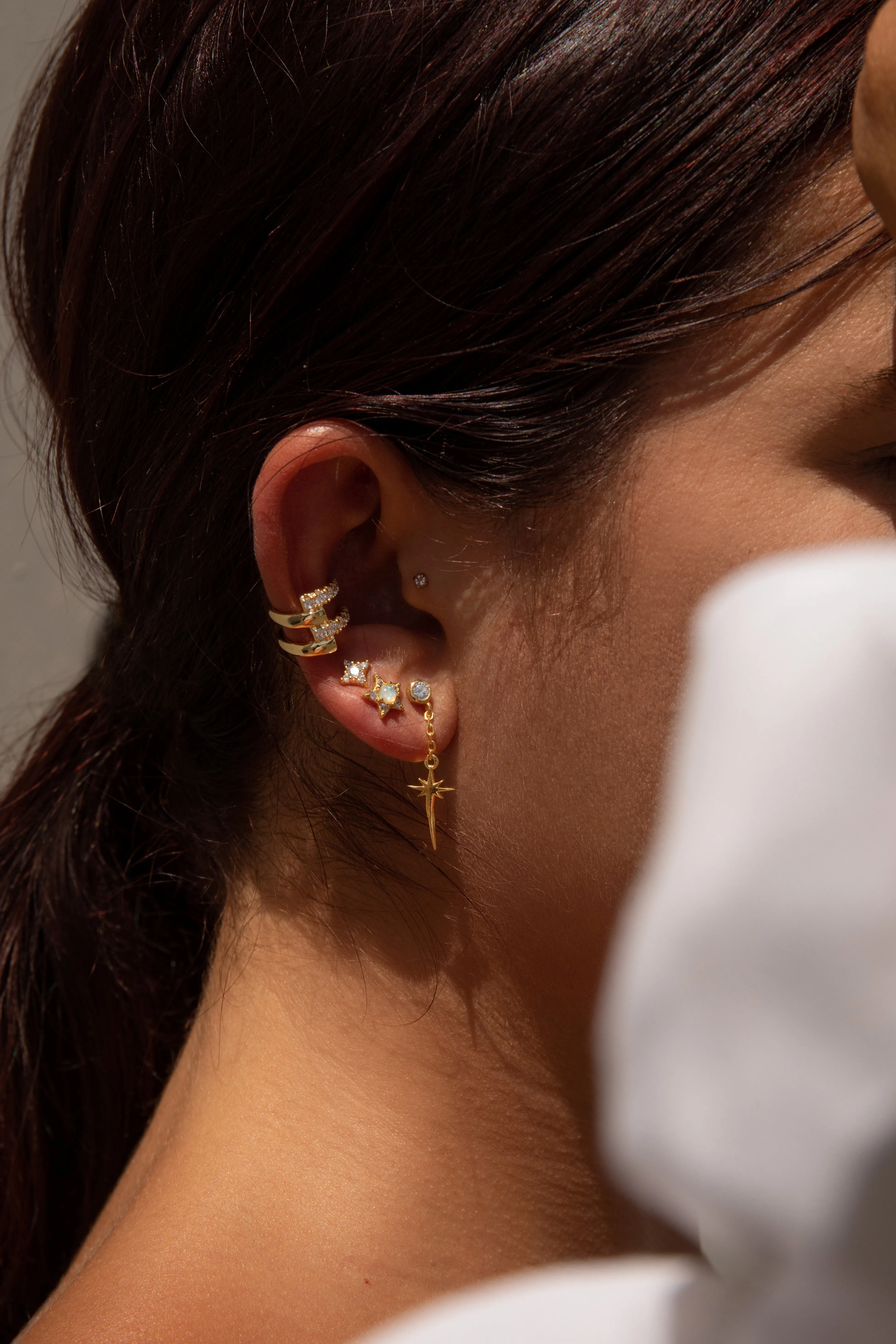 Piercings de plata pack star