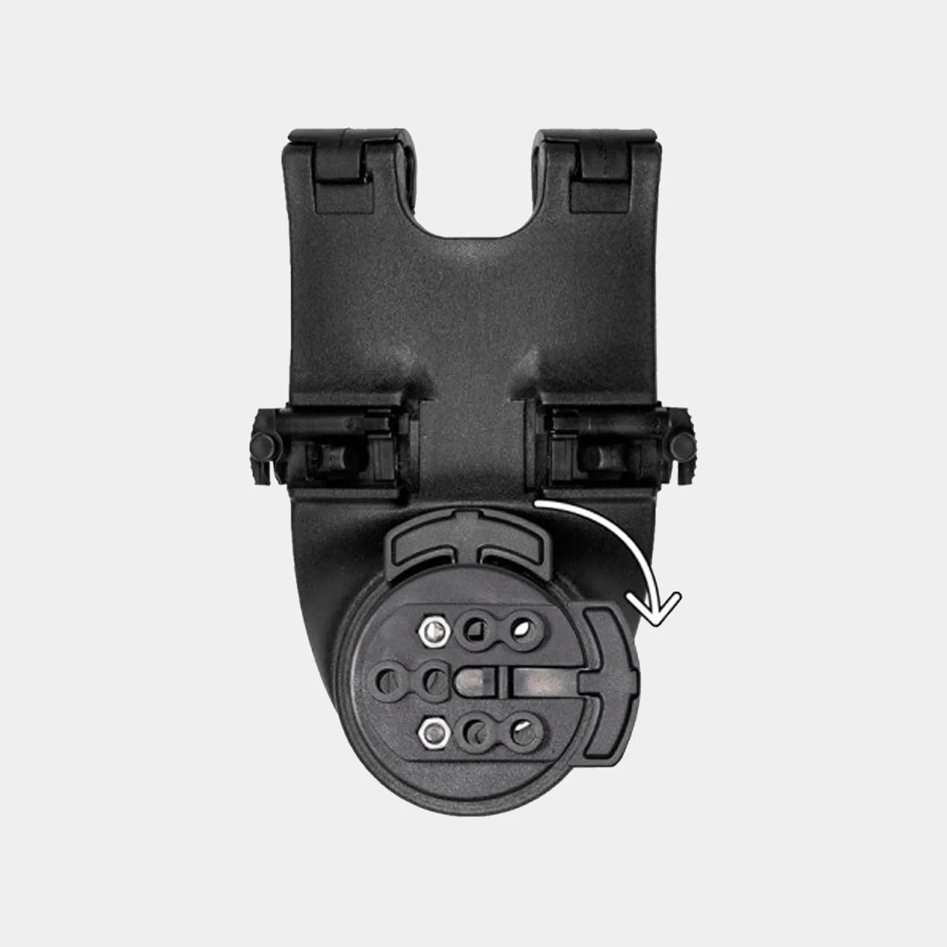 Plataforma rotatoria y desmontable Vega Holster 8K25 para anclaje al cinturón