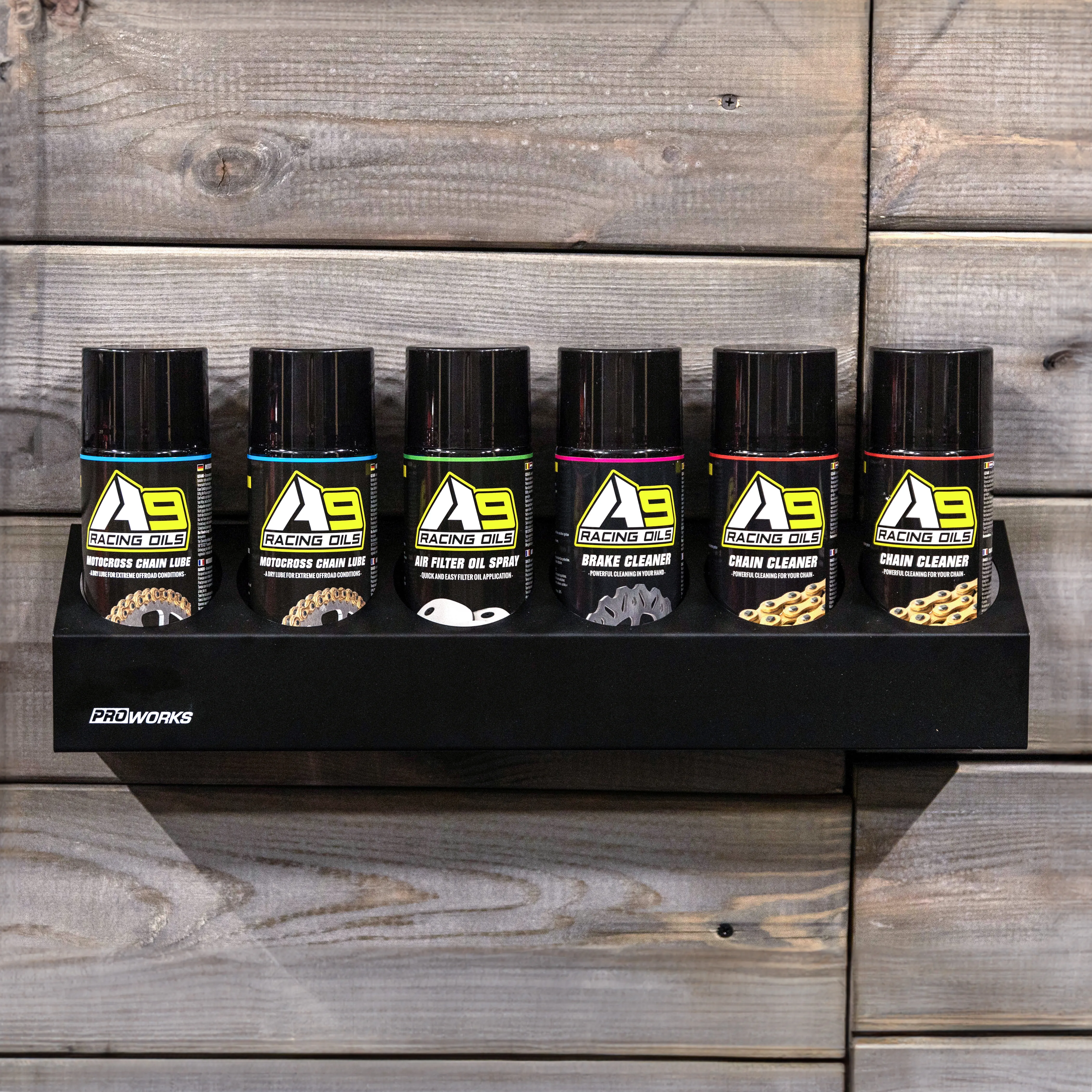 Portalatas Proworks + 6 Sprays A9 Value Pack