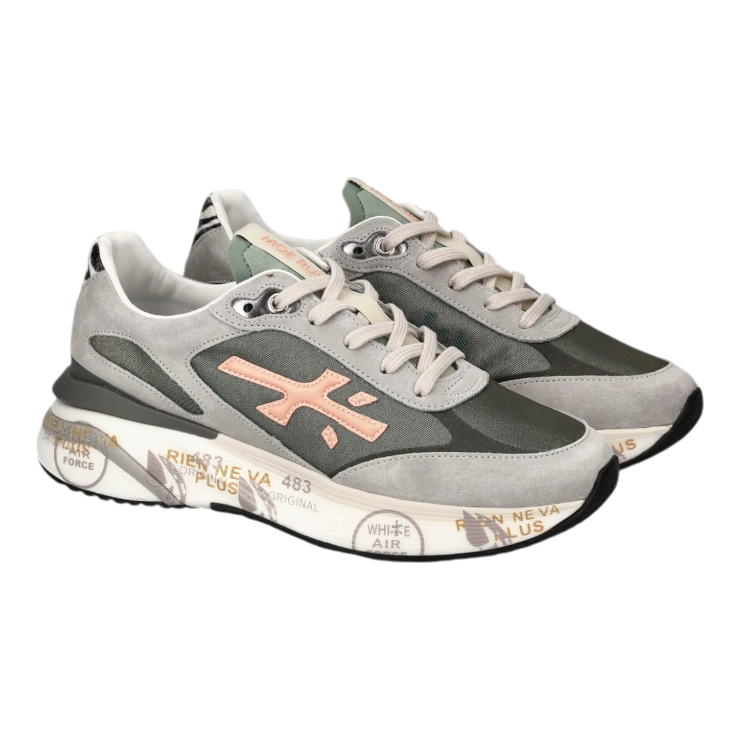 PREMIATA MOERUND6992 OLIVE / GREY FOR WOMEN