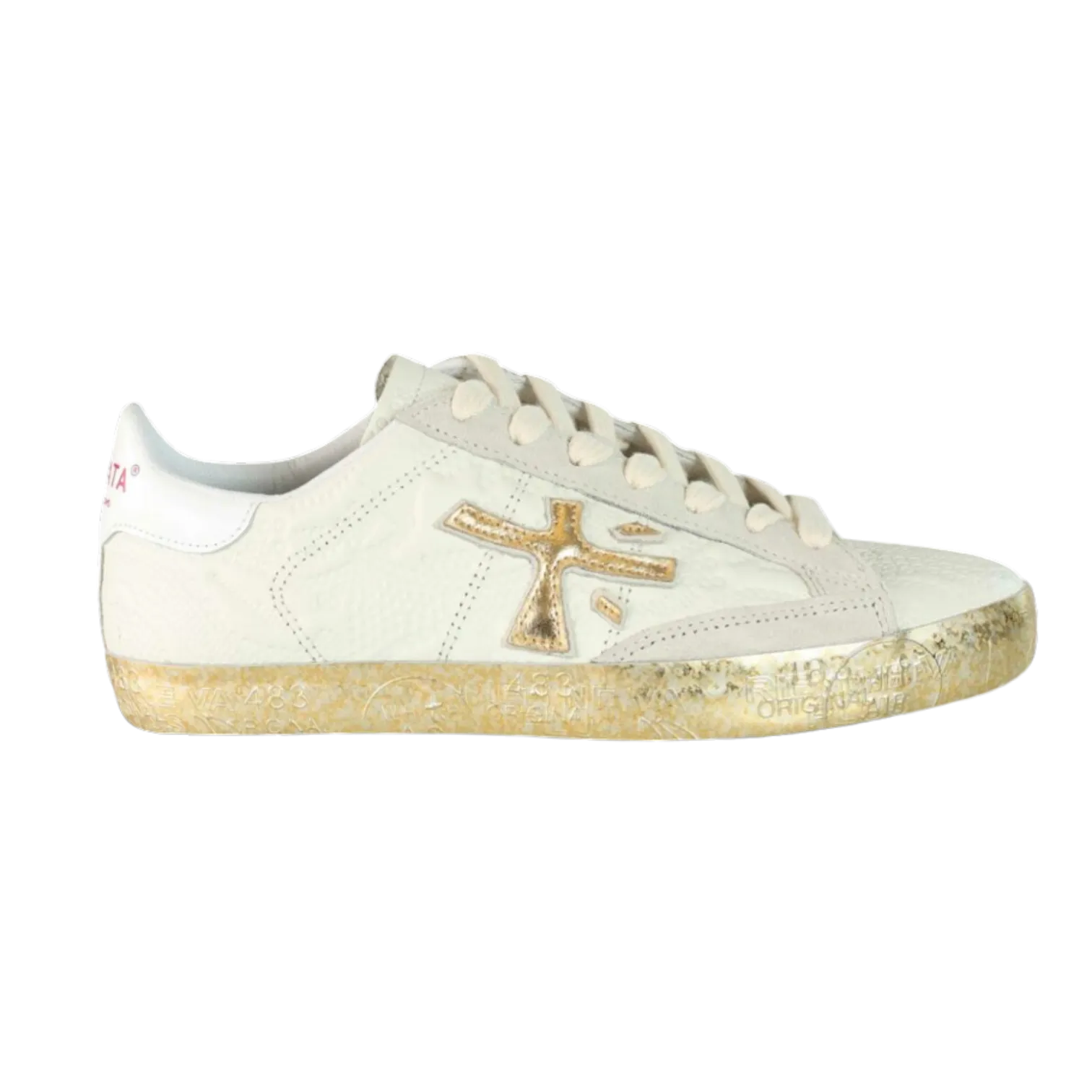 PREMIATA STEVEN D BEIGE AND GOLD FOR WOMEN STEVEND6195