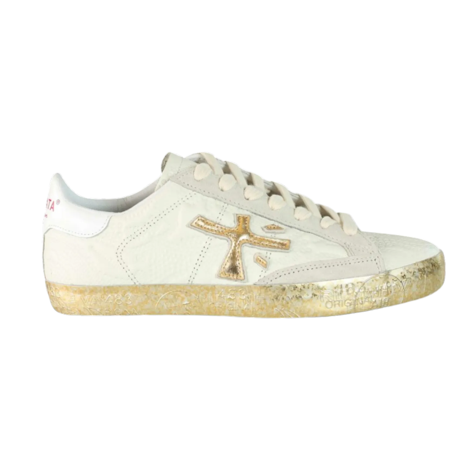 PREMIATA STEVEN D BEIGE AND GOLD FOR WOMEN STEVEND6195