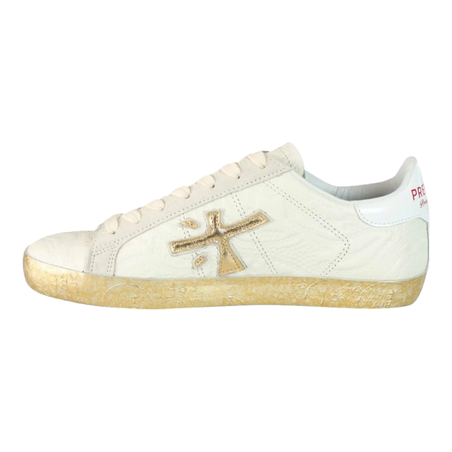 PREMIATA STEVEN D BEIGE AND GOLD FOR WOMEN STEVEND6195