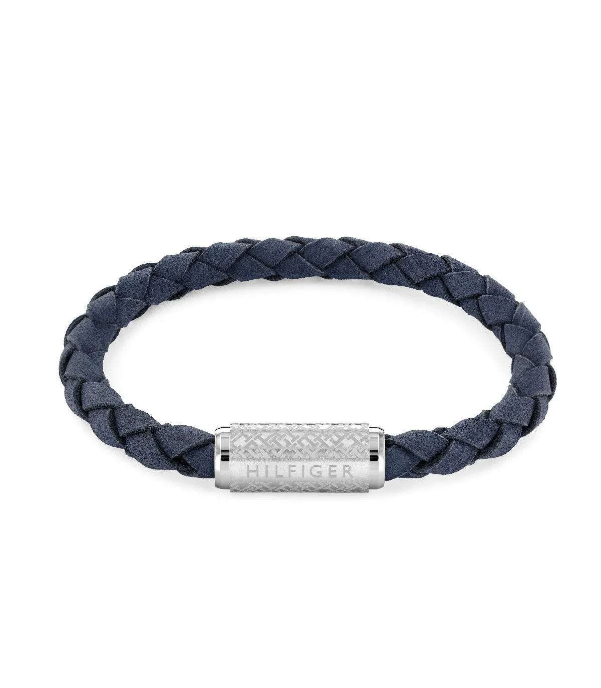 PULSER TOMMY HILFIGER HOMBRE PIEL TRENZADA AZUL Y ACERO INOXIDABLE  2790480
