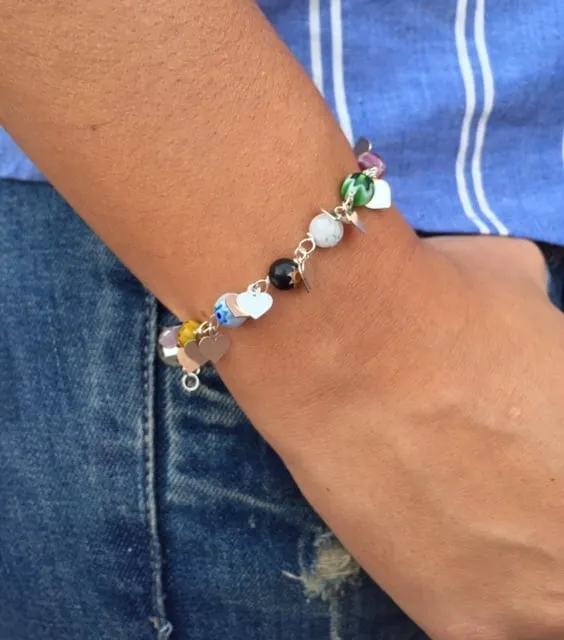 Pulsera Corazones