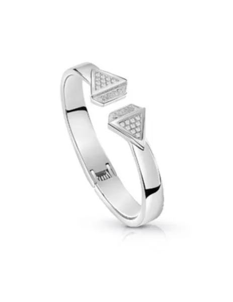 pulsera guess diamantes rígida