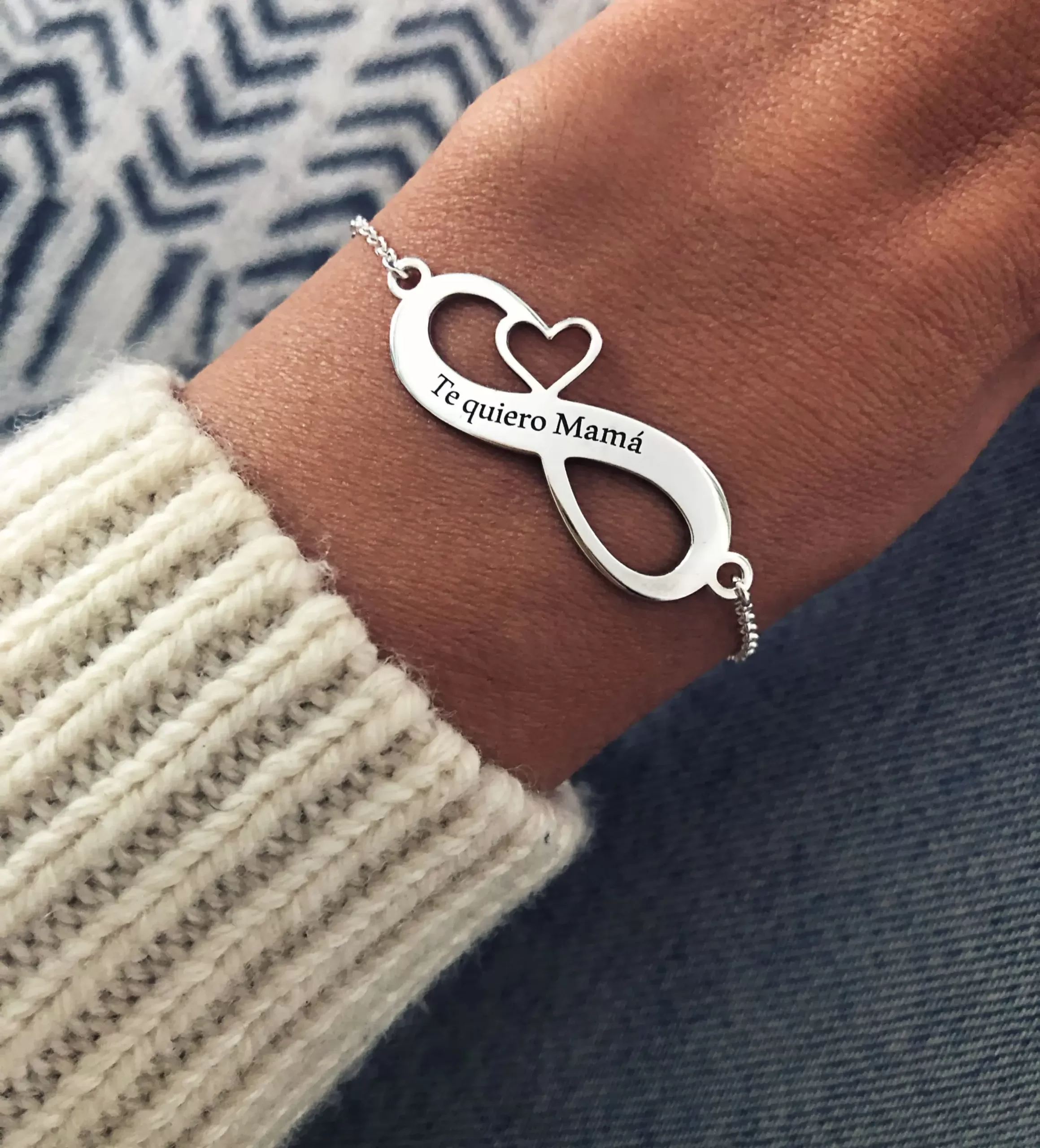 Pulsera Infinito Corazón Te quiero Mamá