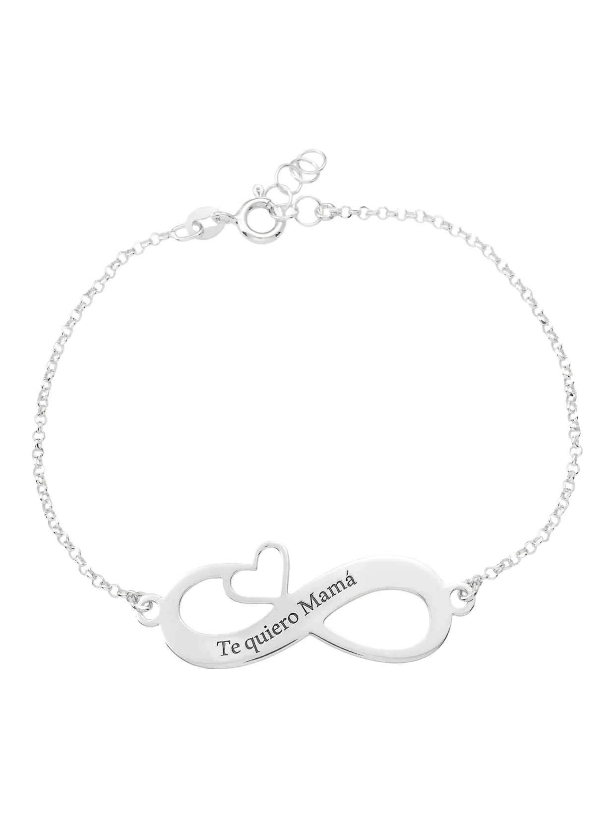 Pulsera Infinito Corazón Te quiero Mamá