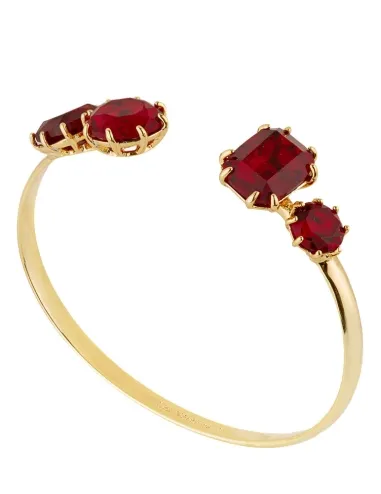 Pulsera La Diamantine rojo granate
