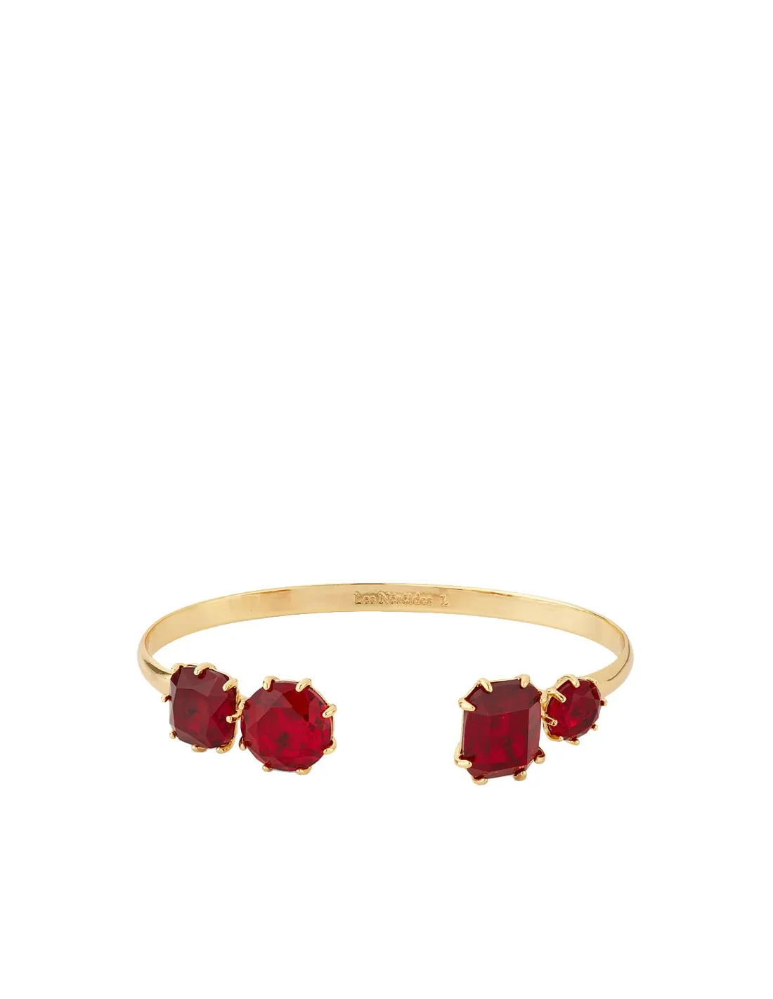 Pulsera La Diamantine rojo granate