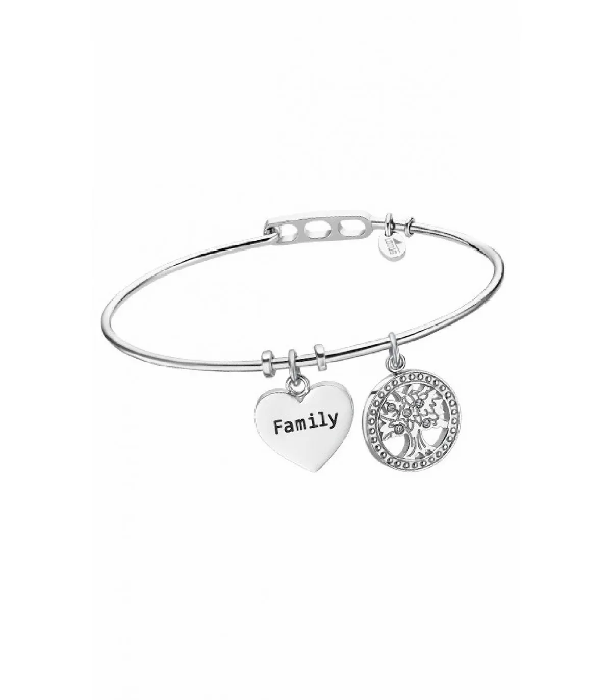 PULSERA LOTUS STYLE FAMILY ACERO INOXIDABLE Y CIRCONITAS TRANSPARENTES  LS20362/3