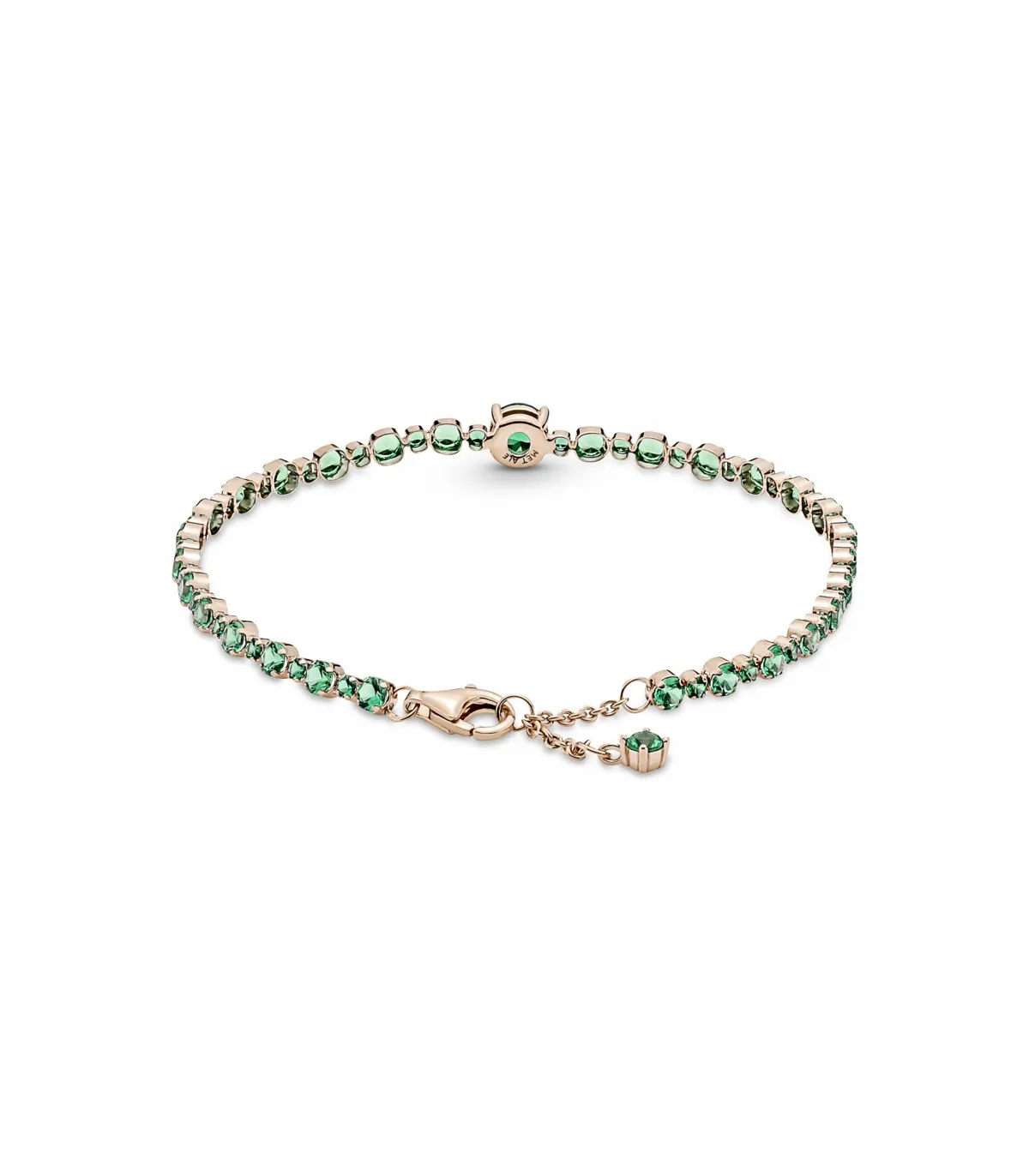 PULSERA PANDORA ROSE PAVé BRILLANTE VERDE  580044C01