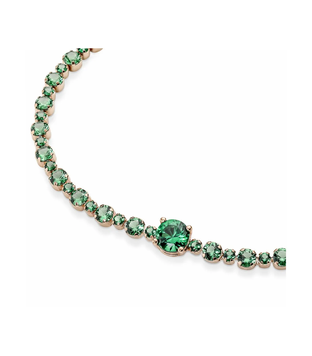 PULSERA PANDORA ROSE PAVé BRILLANTE VERDE  580044C01
