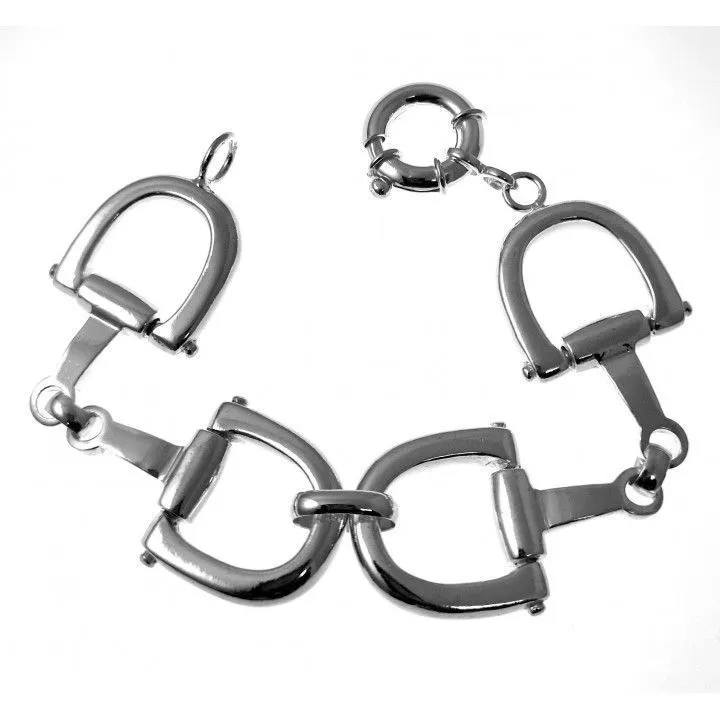 Pulsera Plata Estribos