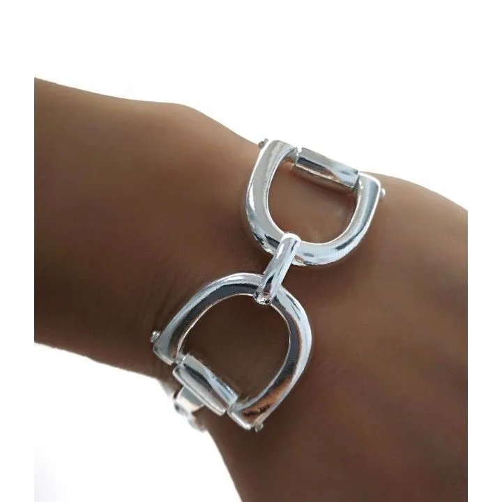 Pulsera Plata Estribos