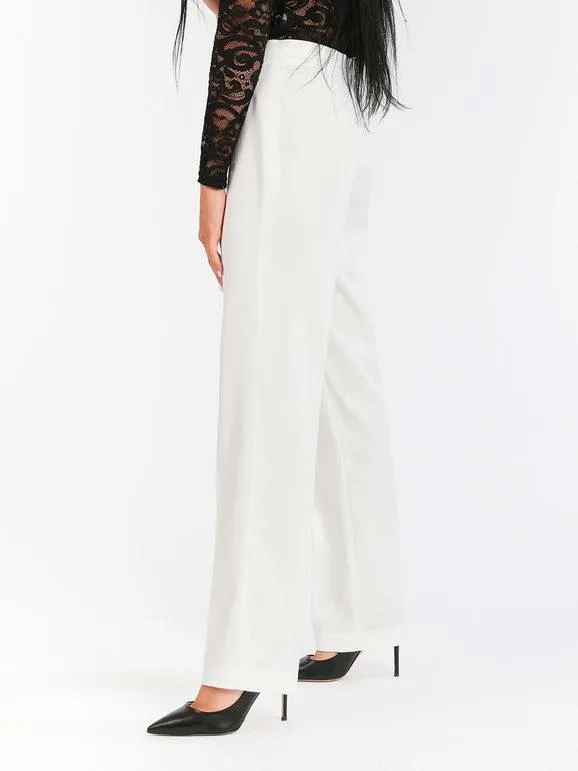 Radaus Pantalón clásico de pierna recta para mujer